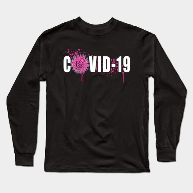 Coronavirus Awareness Long Sleeve T-Shirt by PopArtCult